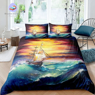 Housse de Couette Pirate Peinture
